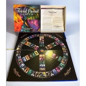 Replacement TRIVIAL PURSUIT Genus IV Edition Board, Instructions And Box Only.